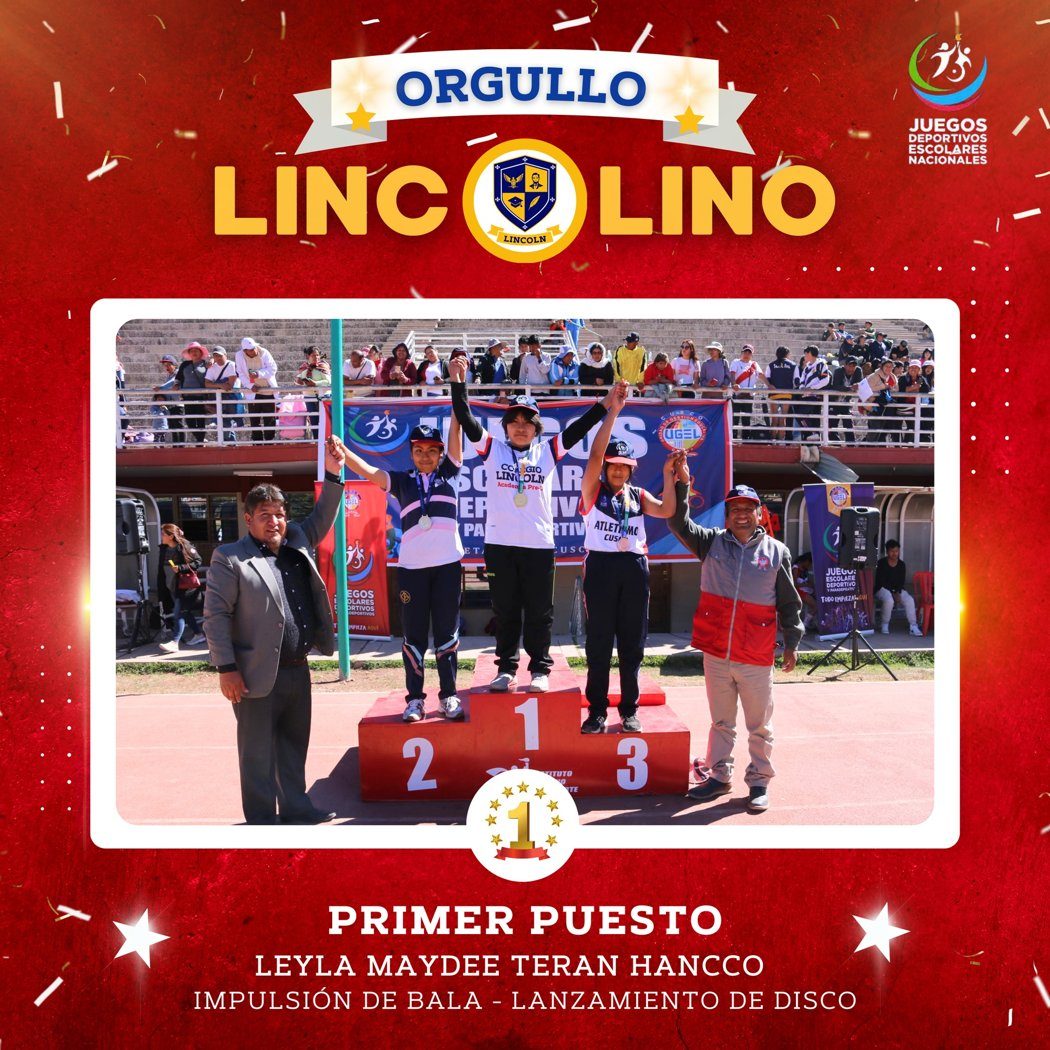 Primer Puesto Bala y Disco